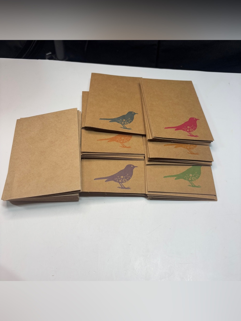 Best Paper Greetings Blank Note Cards Birds Bird Paper Clip/holder Vtg Grandma - Picture 8 of 11